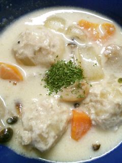 簡単 鶏団子と きのこ 野菜のクリーム煮-レシピのメイン写真