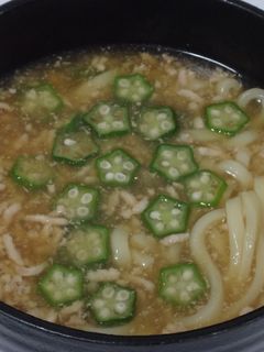 鶏ミンチ たっぷり生姜あんかけうどん。-レシピのメイン写真