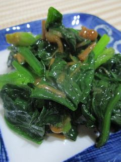 ほうれん草のなめたけ和え-レシピのメイン写真