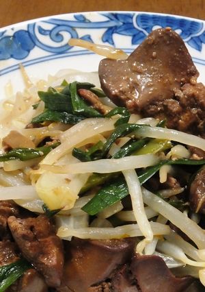 ワンルームご飯★簡単ニラレバ炒め-レシピのメイン写真