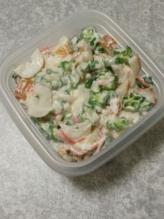 オクラとちくわとカニカマのマヨ和え-レシピのメイン写真