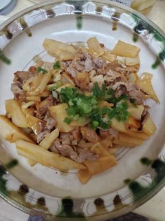 たけのこと豚肉ののピリ辛炒め-レシピのメイン写真