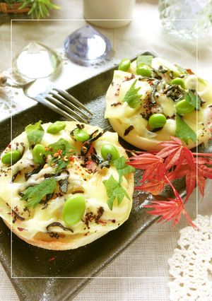 紫蘇香る❀新じゃが×新玉葱の和トースト-レシピのメイン写真