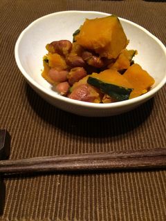 豆と南瓜の煮物-レシピのメイン写真
