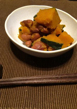 豆と南瓜の煮物-レシピのメイン写真
