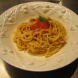 ウニのトマトクリームソースパスタ