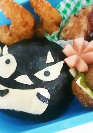 妖怪ウオッチキャラ弁!黒鬼参上!-レシピのメイン写真
