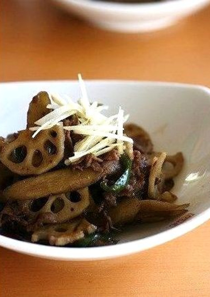 牛肉とごぼうの炒り煮-レシピのメイン写真