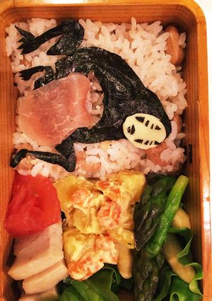 カオナシ 最終形態？ キャラ弁-レシピのメイン写真