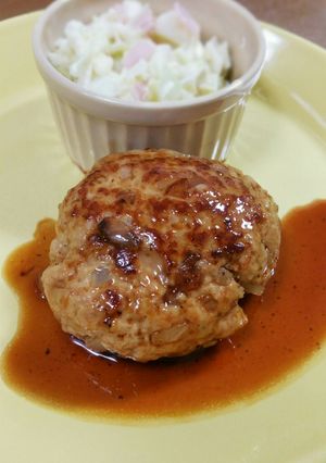 照り焼きハンバーグ-レシピのメイン写真