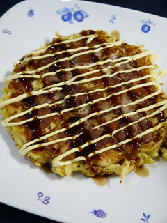 簡単!お好み焼き風☆オープンパンケーキ-レシピのメイン写真