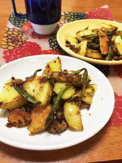 すぐできる!じゃがいものカレー粉炒め-レシピのメイン写真