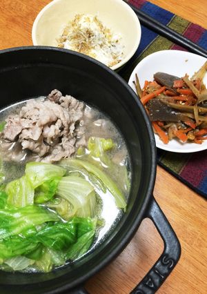 簡単早い！牛レタスしゃぶ-レシピのメイン写真