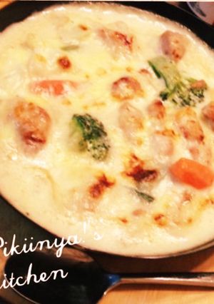 お餅のホワイトソースで☆チキングラタン-レシピのメイン写真