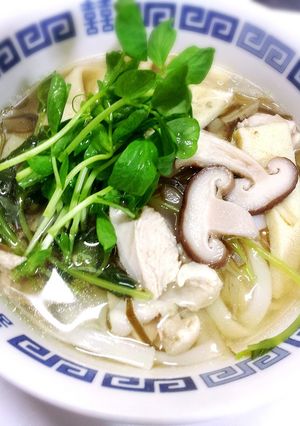 寺田家のスープでむね肉と高野豆腐のうどん-レシピのメイン写真