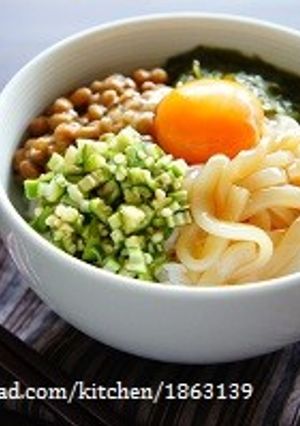 イカと刻みオクラのネバネバ漬け丼-レシピのメイン写真