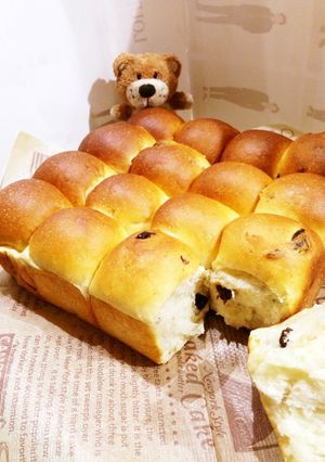 HB ふんわりレーズン入りちぎりパン♪-レシピのメイン写真