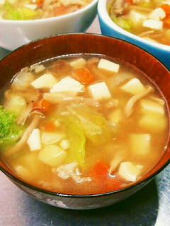 栄養満点シャキシャキ食感絶賛中華スープ-レシピのメイン写真