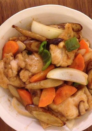 鶏むね肉の和風甘酢炒め-レシピのメイン写真