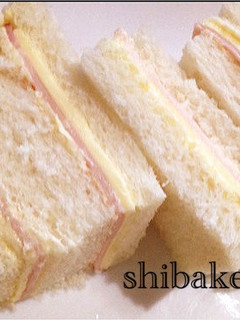お弁当簡単ハムチーズサンドイッチ 運動会-レシピのメイン写真