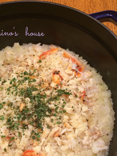 STAUBでご馳走カニピラフ☆-レシピのメイン写真