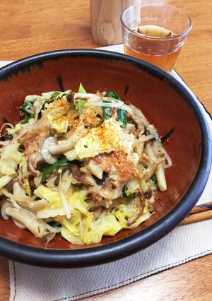 春キャベツもりもり、豚バラの野菜味噌蒸し-レシピのメイン写真