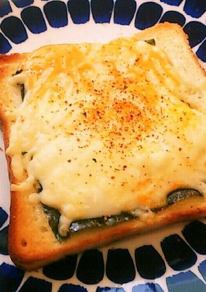温玉のりトースト-レシピのメイン写真