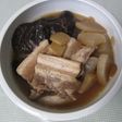 豚バラ肉と干しいたけの煮物