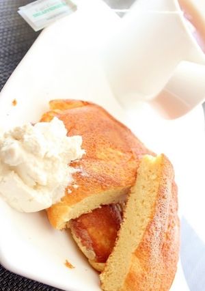 低糖質ふわふわホットケーキ♪爽やかレモン-レシピのメイン写真