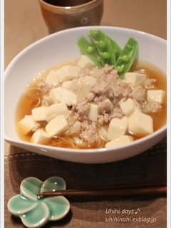 生姜たっぷり!塩マーボあんかけにゅうめん-レシピのメイン写真