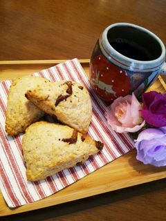 HM☆オートミール!バナナチョコスコーン-レシピのメイン写真