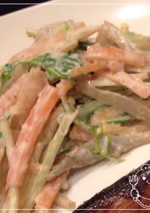ごぼうにんじんマヨ-レシピのメイン写真