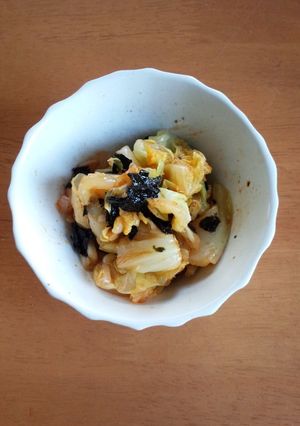 春キャベツの韓国風のり和え-レシピのメイン写真