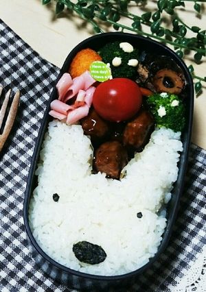 超簡単!!キャラ弁 リサとガスパール-レシピのメイン写真