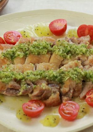 キウイDE素敵ステーキ・チキン-レシピのメイン写真