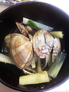 うどとあさりのお吸い物-レシピのメイン写真