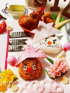 おにぎり侍&焼おにぎり侍のワンプレート♪-レシピのメイン写真