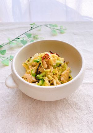 塩昆布と穂先メンマの✿春キャベツサラダ✿-レシピのメイン写真