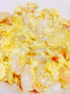 エビと卵のあんかけ丼-レシピのメイン写真