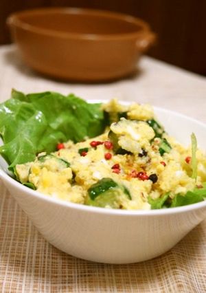 ココナッツオイルマヨネーズでポテトサラダ-レシピのメイン写真