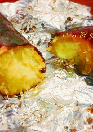 ほくほくストーブ焼き芋-レシピのメイン写真