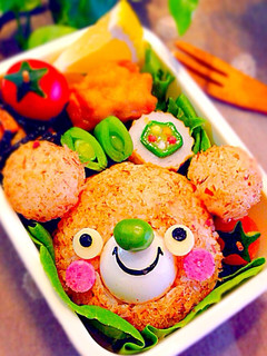 うずらのたまご入り♫くまちゃんおにぎり-レシピのメイン写真