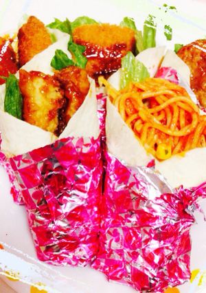 冷食で☆ラップサンド-レシピのメイン写真