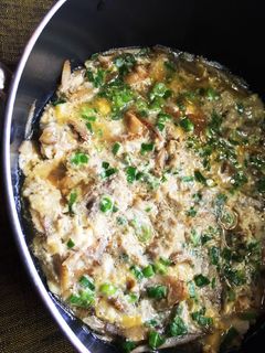 ごはん進む!鶏ごぼうの柳川風-レシピのメイン写真