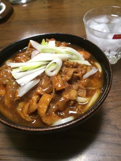和風カレーうどん お肉たっぷりで満腹♪-レシピのメイン写真