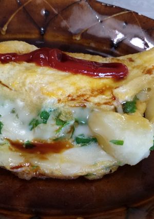 ホコホコじゃがいもとチーズのオムレツ-レシピのメイン写真