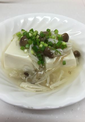 豆腐のキノコあんかけ-レシピのメイン写真