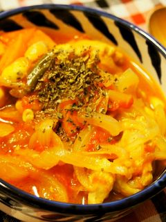 鶏肉と大豆のトマト煮込み♪-レシピのメイン写真