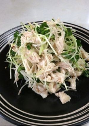 ささみとかいわれの千ネギ和え-レシピのメイン写真