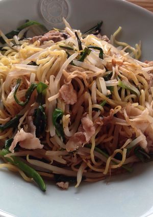 ニラ&モヤシのナンプラー焼きそば-レシピのメイン写真